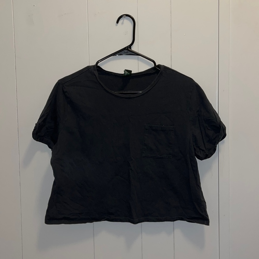 Wild Fable Cropped Pocket Tee